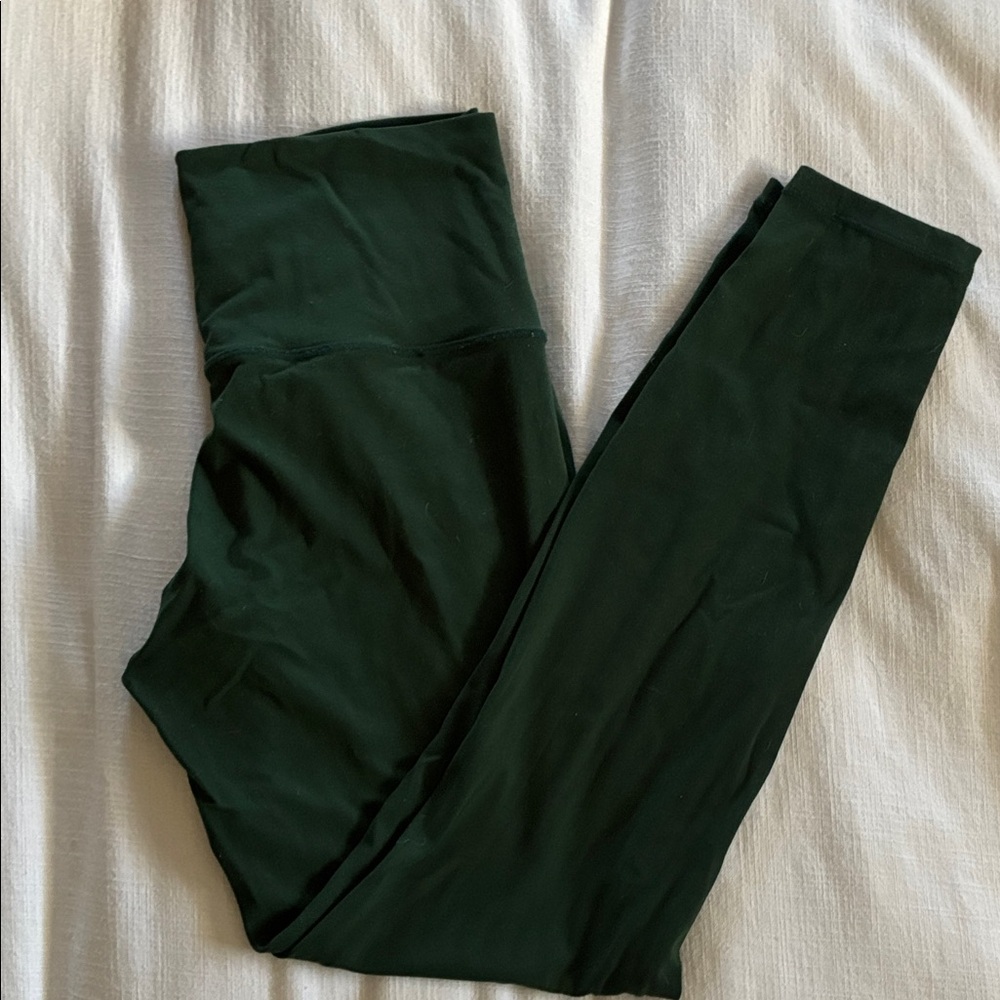 Left On Friday Forest Green Leggings